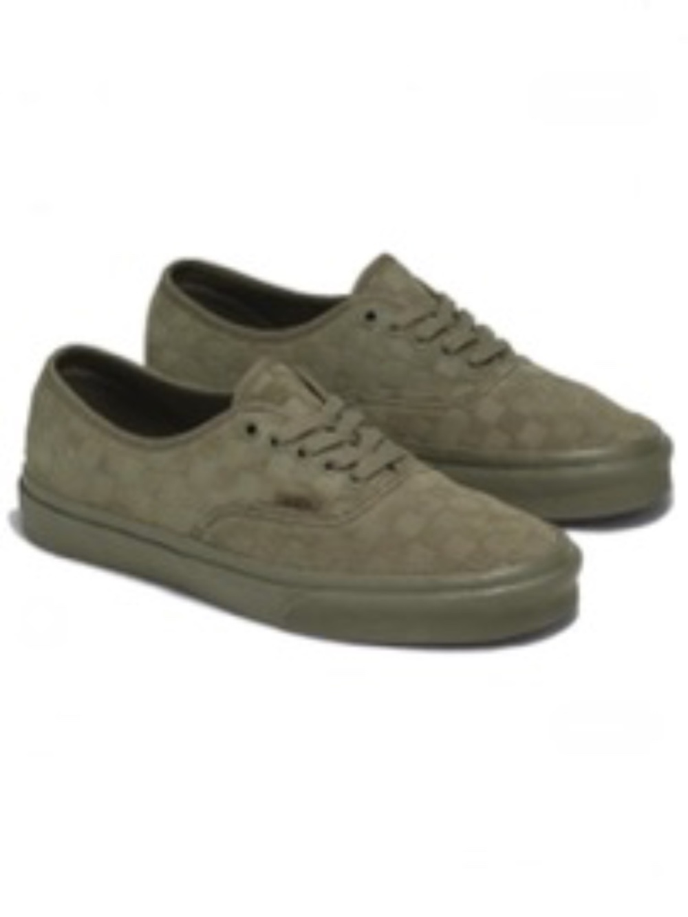 VANS | Mono Checkerboard in Olive Green | Men’s Sz 9 US